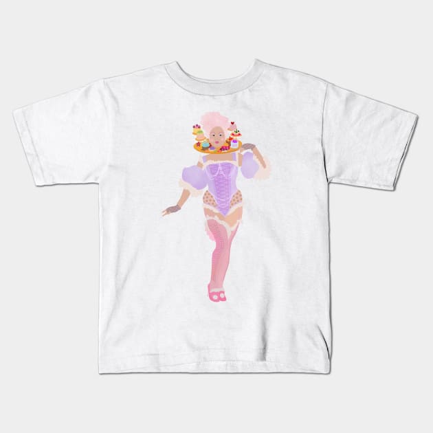 Adriana Drag Queen Kids T-Shirt by rachaelthegreat